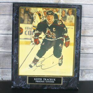 KEITH TKACHUK PHOENIX COYOTES Signed Framed Mounted 8x10 PHOTO w/ COA